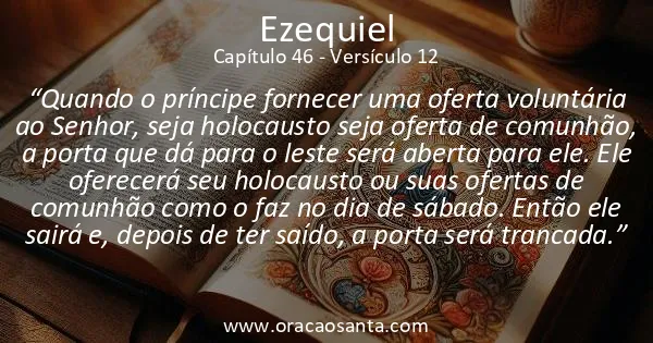 Ezequiel 46:12