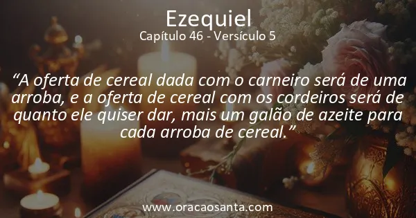 Ezequiel 46:5