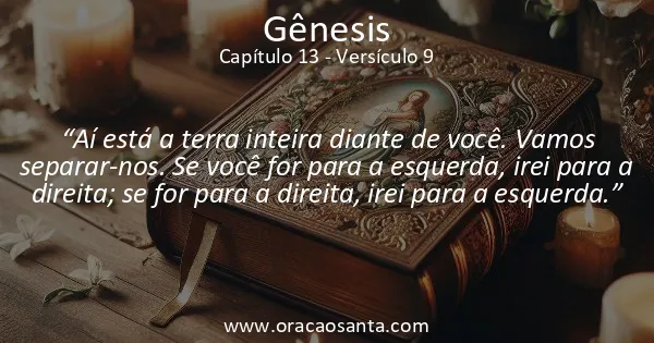 Gênesis 13:9