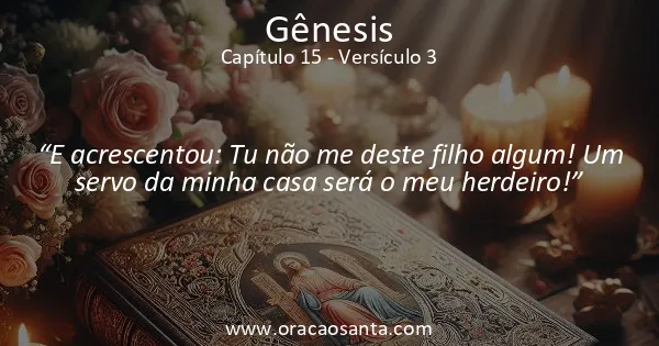 Gênesis 15:3