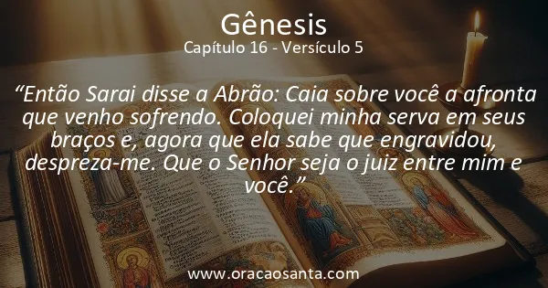 Gênesis 16:5
