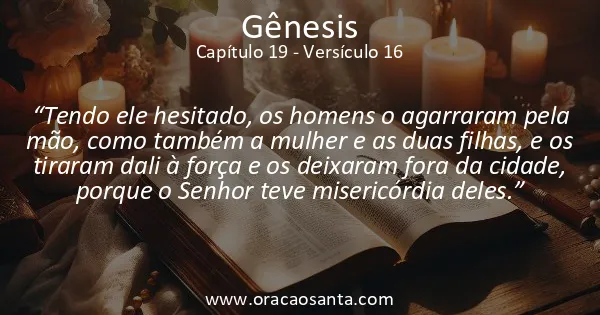 Gênesis 19:16