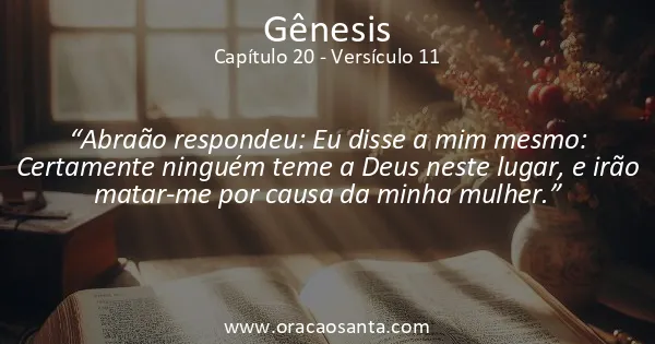 Gênesis 20:11