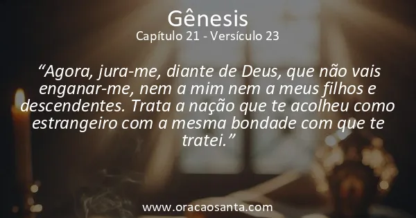 Gênesis 21:23