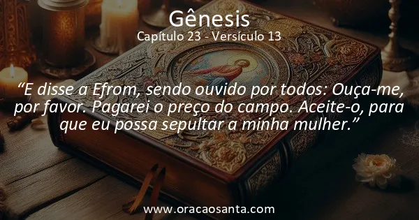 Gênesis 23:13