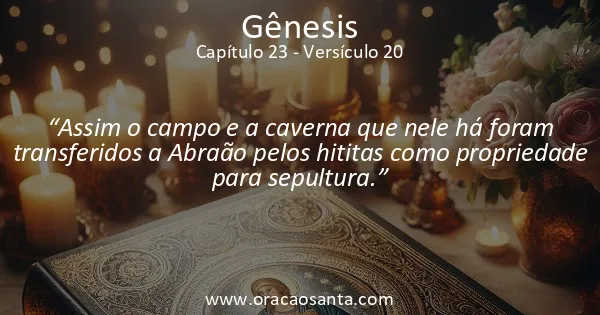 Gênesis 23:20