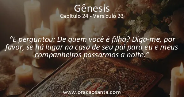 Gênesis 24:23