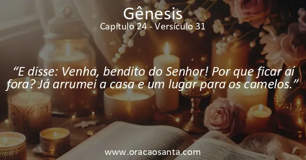 Gênesis 24:31