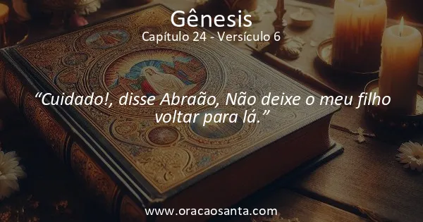 Gênesis 24:6