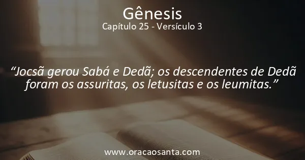 Gênesis 25:3