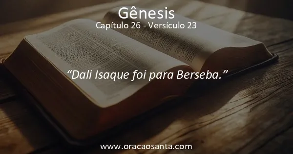 Gênesis 26:23
