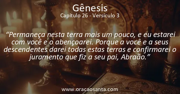 Gênesis 26:3