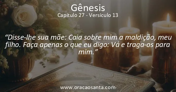 Gênesis 27:13
