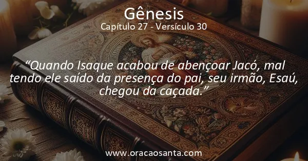Gênesis 27:30