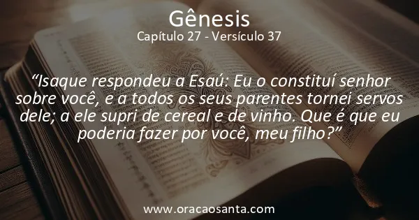 Gênesis 27:37