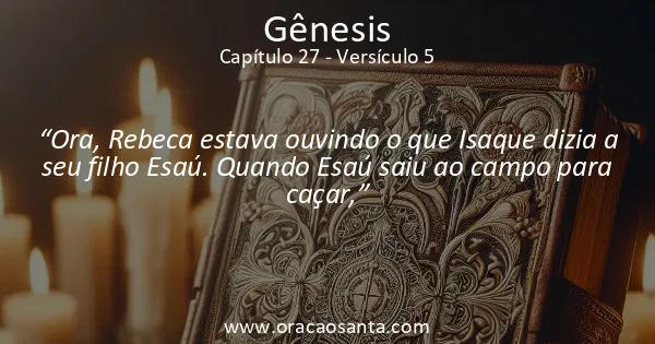 Gênesis 27:5