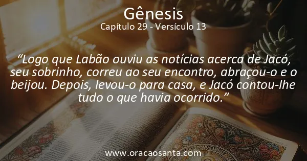Gênesis 29:13