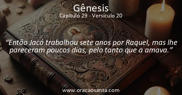 Gênesis 29:20