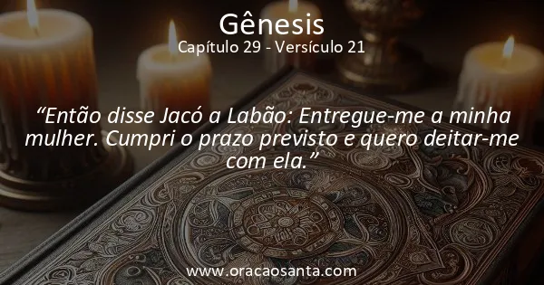 Gênesis 29:21