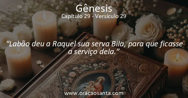 Gênesis 29:29