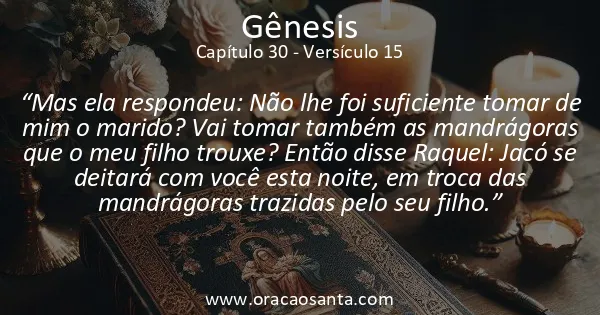 Gênesis 30:15