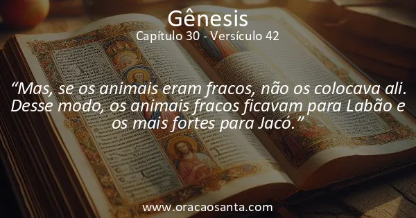 Gênesis 30:42