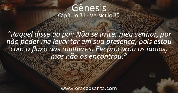 Gênesis 31:35