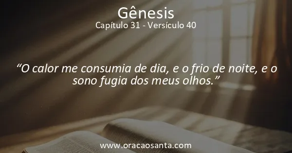 Gênesis 31:40