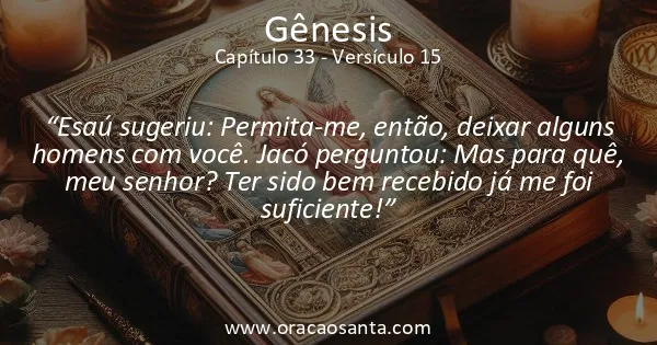 Gênesis 33:15