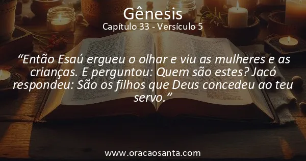 Gênesis 33:5