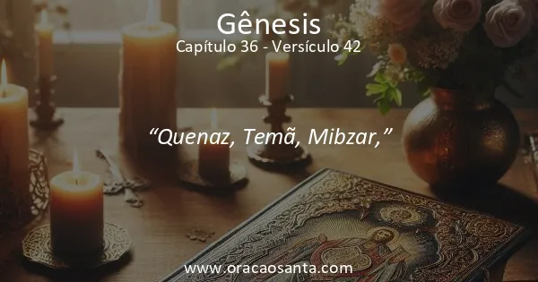 Gênesis 36:42
