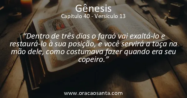 Gênesis 40:13