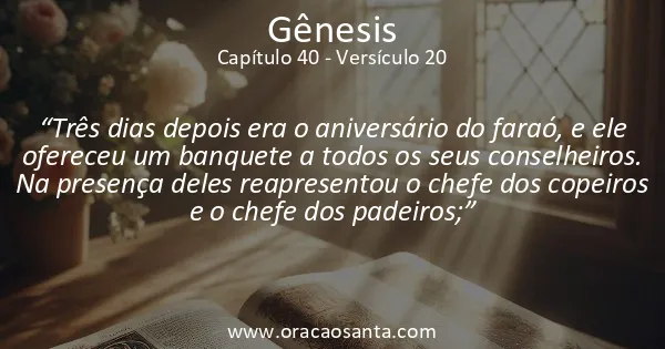 Gênesis 40:20