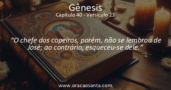 Gênesis 40:23