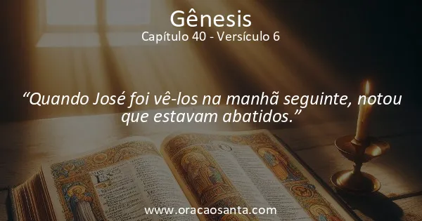 Gênesis 40:6