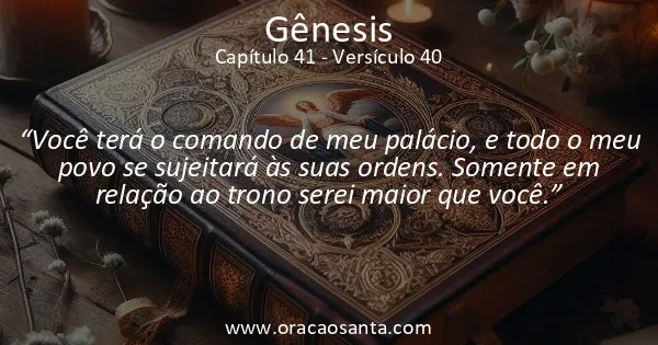 Gênesis 41:40