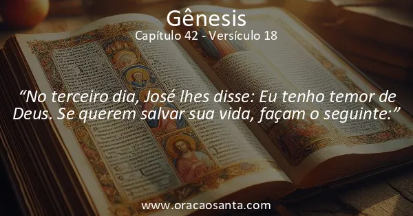 Gênesis 42:18