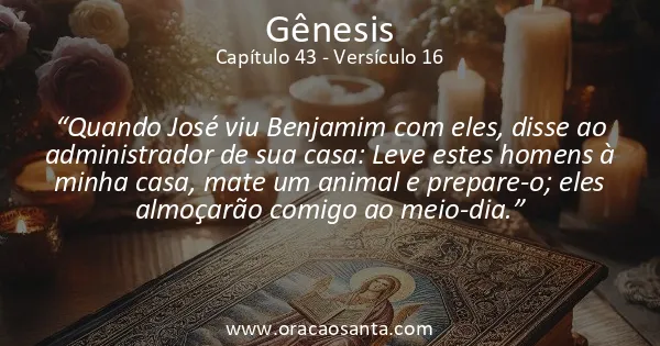 Gênesis 43:16
