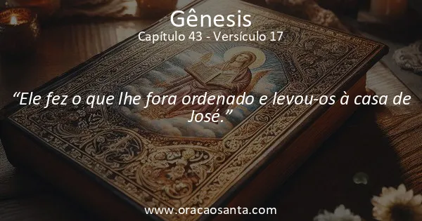 Gênesis 43:17