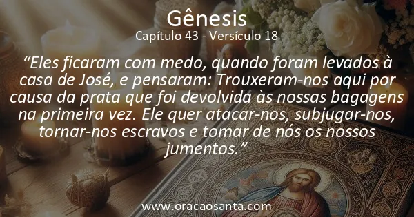 Gênesis 43:18