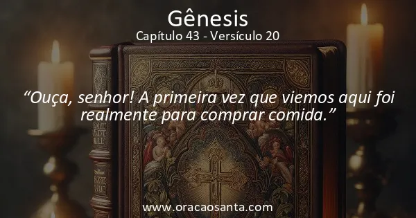 Gênesis 43:20