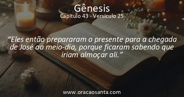 Gênesis 43:25