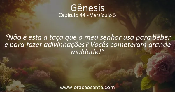 Gênesis 44:5