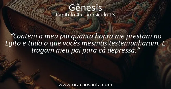 Gênesis 45:13