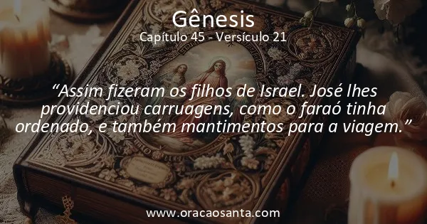 Gênesis 45:21