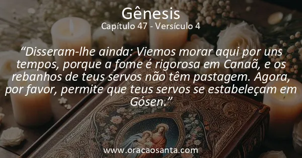 Gênesis 47:4