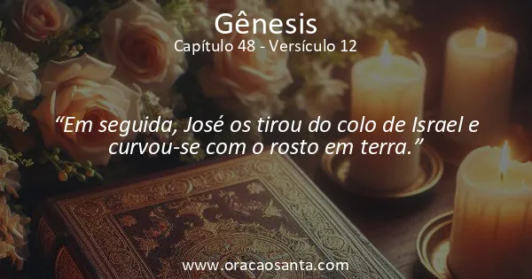 Gênesis 48:12