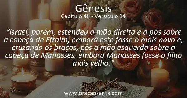 Gênesis 48:14