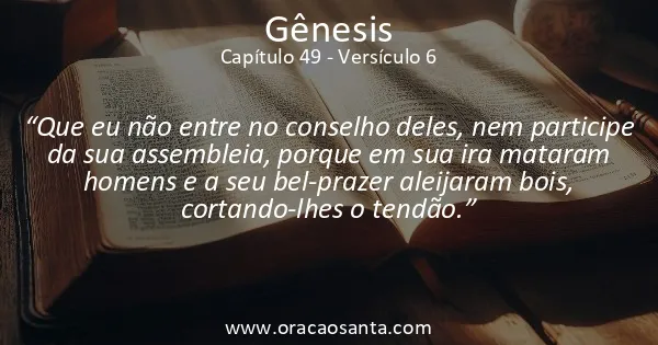 Gênesis 49:6