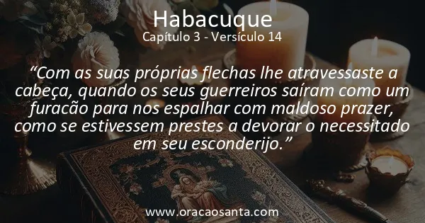 Habacuque 3:14